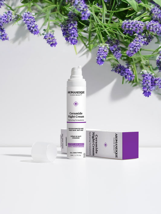 Aromanesque Ceramide Nachtcrème - Hydraterende Formule - 50Ml-0