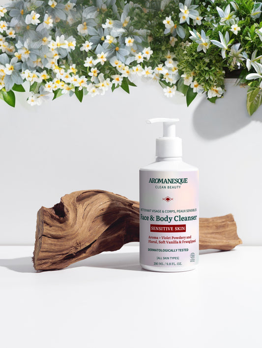 Aromanesque Gezichts- en Lichaamsreiniger [voor Gevoelige Huid] - 290 ml-0