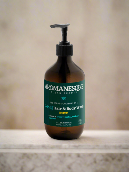  Premium [2-in-1] Haar- en lichaamswas voor mannen - 490 ml-2