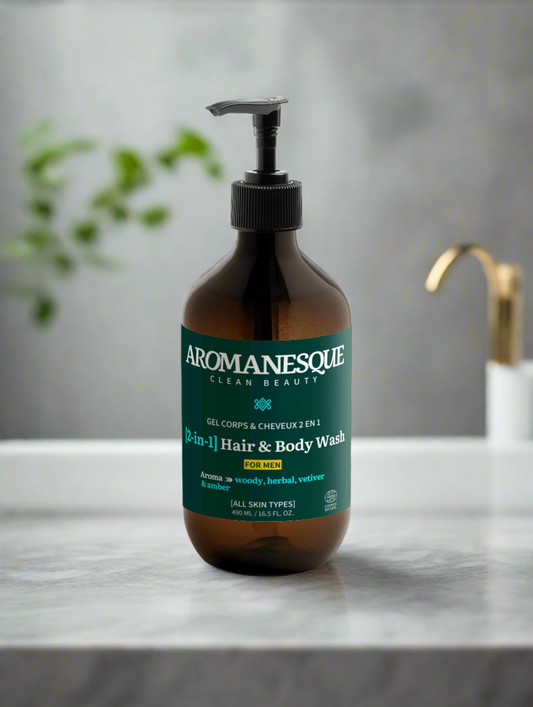  Premium [2-in-1] Haar- en lichaamswas voor mannen - 490 ml-0
