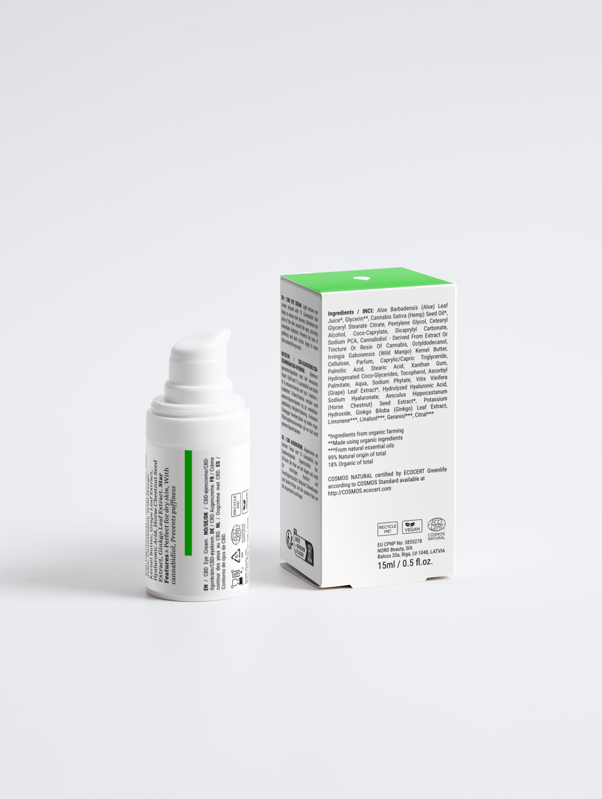 Aromanesque kalmerende CBD oogcrème - 15 ml-1