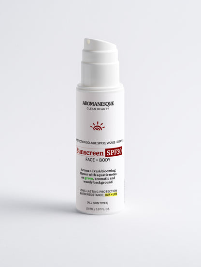 Aromanesque Minerale Zonnebrandcrème SPF30 voor Gezicht & Lichaam - 150Ml-3