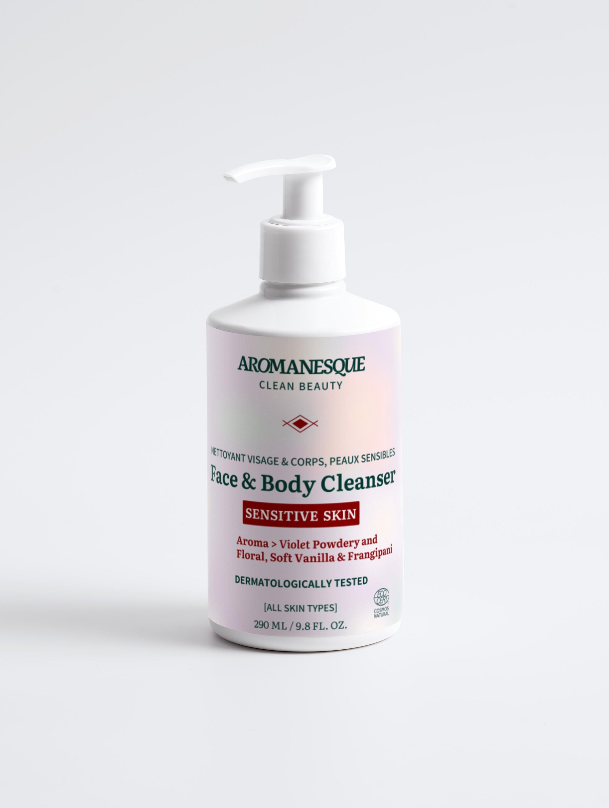 Aromanesque Gezichts- en Lichaamsreiniger [voor Gevoelige Huid] - 290 ml-2