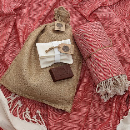 BUNDLE x 5 Bath & Body - Herringbone Red-0