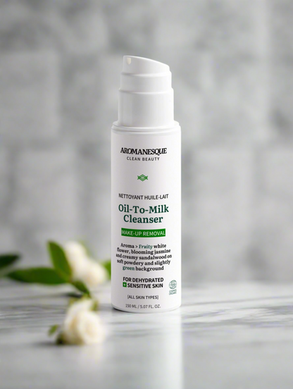 Aromanesque Oil-To-Milk Cleanser [Voor Gevoelige Huid] - 150 ml-4
