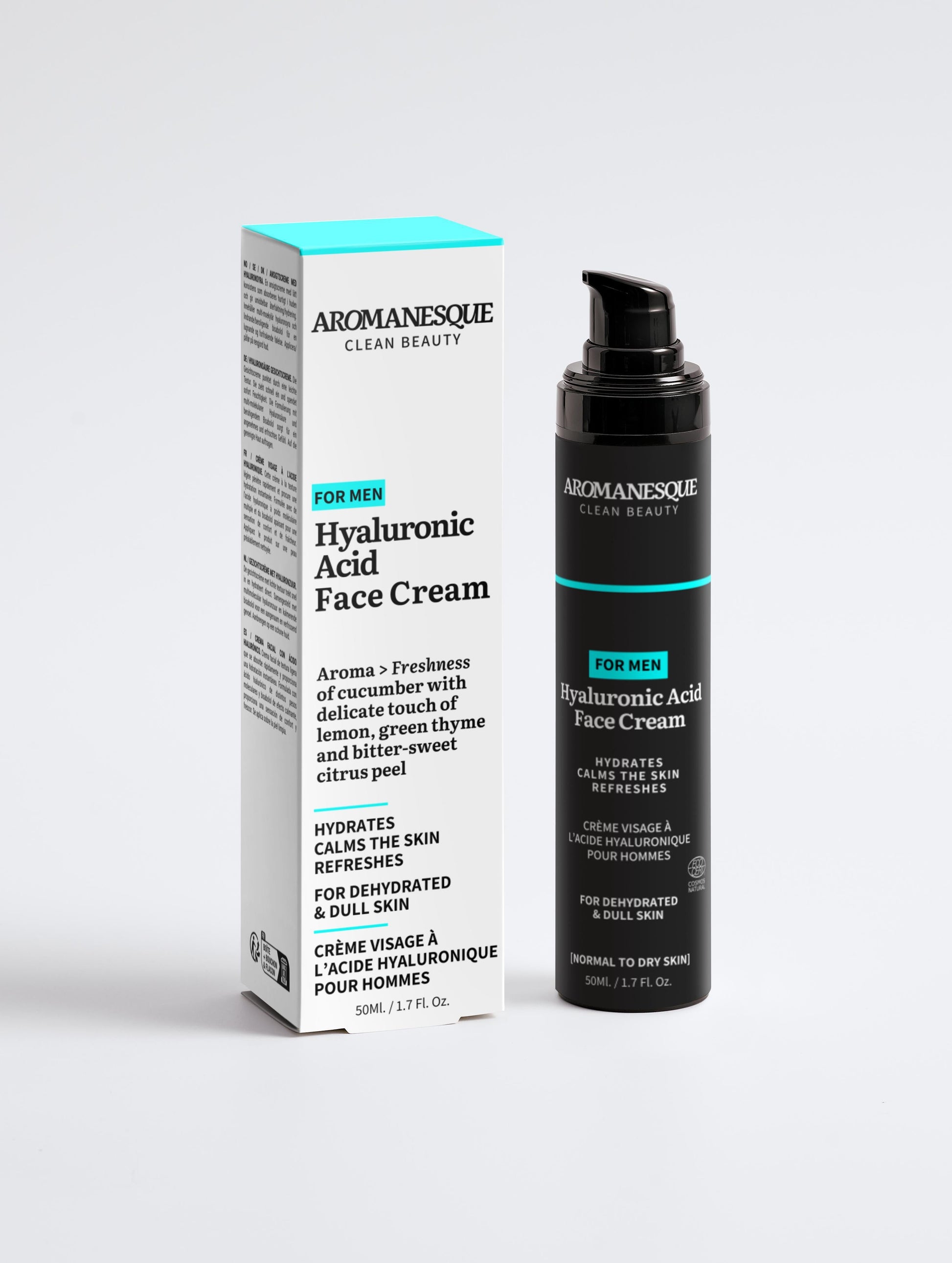 Aromanesque Hyaluronzuur Gezichtscrème voor Mannen - 50Ml-0